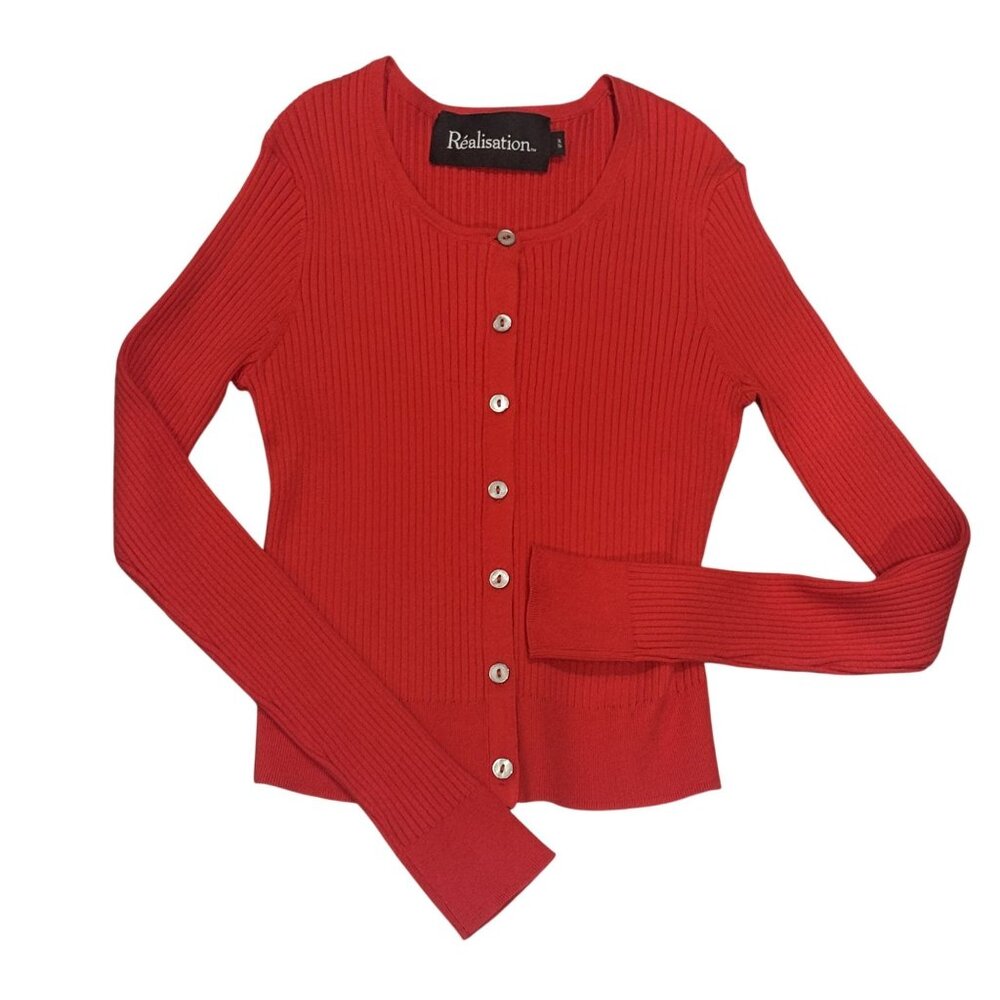 Realisation Par The Winona Cardigan in Red